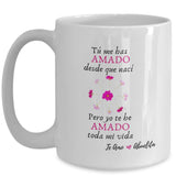 Taza Para Mamá: Abuelita, tú me has amado desde que nací, pero yo… Coffee Mug Regalos.Gifts 
