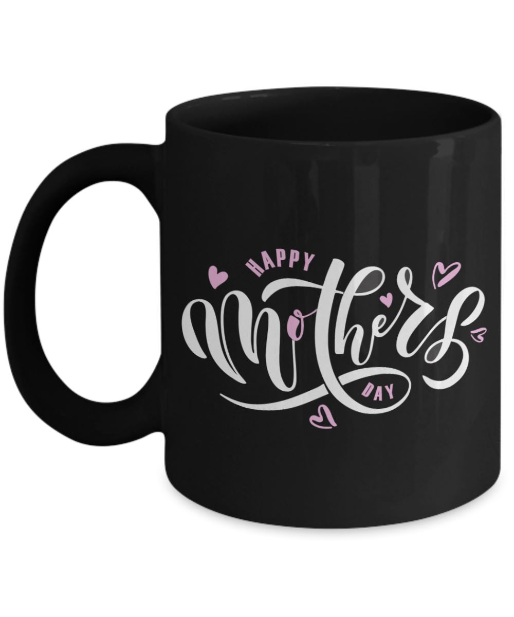 Taza para Mamá: Happy Mother’s Day 2 Coffee Mug Regalos.Gifts 11oz Mug Black 
