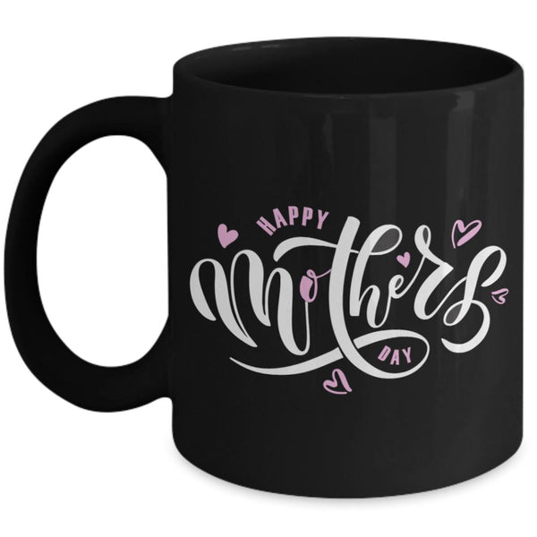 Taza para Mamá: Happy Mother’s Day 2 Coffee Mug Regalos.Gifts 11oz Mug Black 