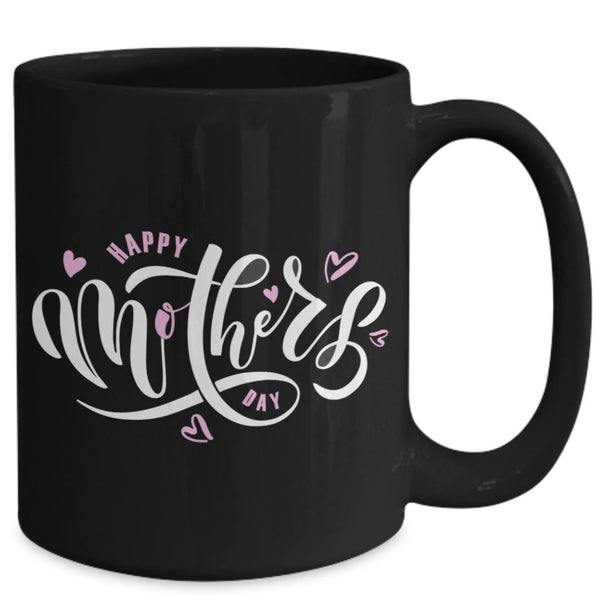 Taza para Mamá: Happy Mother’s Day 2 Coffee Mug Regalos.Gifts 15oz Mug Black 