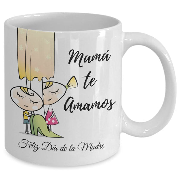 Taza Para Mamá: Mamá te Amamos Coffee Mug Regalos.Gifts 