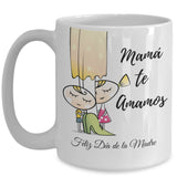 Taza Para Mamá: Mamá te Amamos Coffee Mug Regalos.Gifts 
