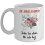 Taza para Mamá: Te Amo mamá… Coffee Mug Regalos.Gifts 11oz Mug White 
