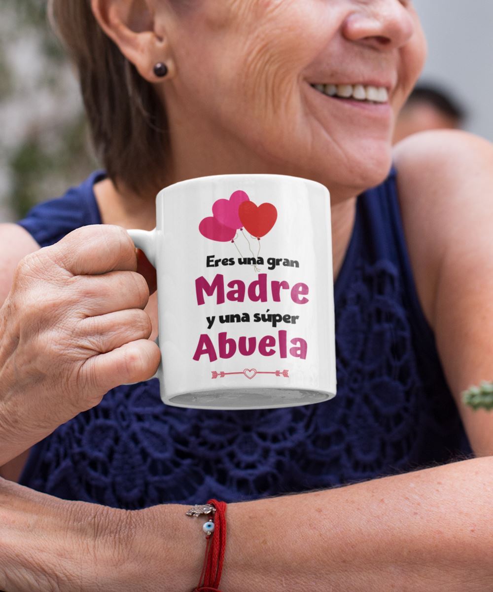 Mug for mom and grandmother: You are a great mother and a super grandmother