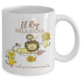 Taza para Papá: El Rey de la Selva… hasta que.. Coffee Mug Regalos.Gifts 11oz Mug White 