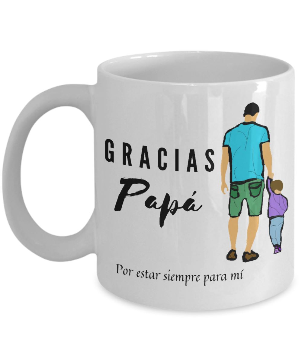 Taza para Papá: Gracias... Coffee Mug Regalos.Gifts 11oz Mug White 