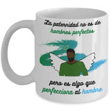 Taza para Papá: La paternidad no es de hombres perfectos pero es…… Coffee Mug Regalos.Gifts 11oz Mug White 