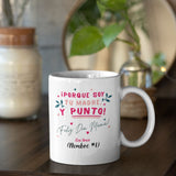 Taza Personalizable para el Día de la Madre: Porque soy tu madre y PUNTO! Coffee Mug Regalos.Gifts 
