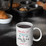 Taza Personalizable para Mamá: Mereces lo que sueñas… Coffee Mug Regalos.Gifts 