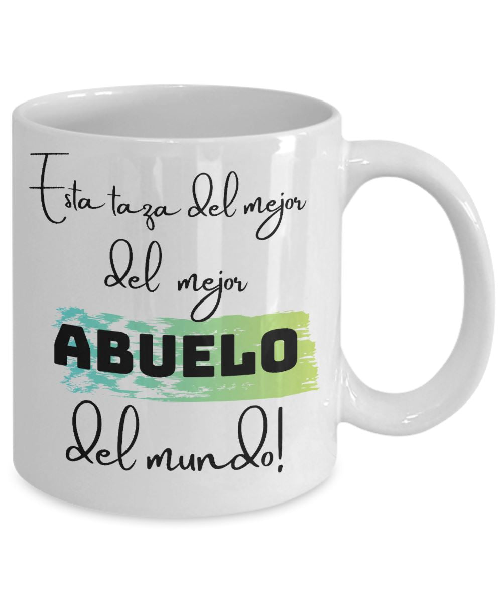 Taza Personalizada Para... : Esta taza es del mejor (Papá, Abuelo, Tío, Padrino...) del mundo Coffee Mug Regalos.Gifts 11 onzas 