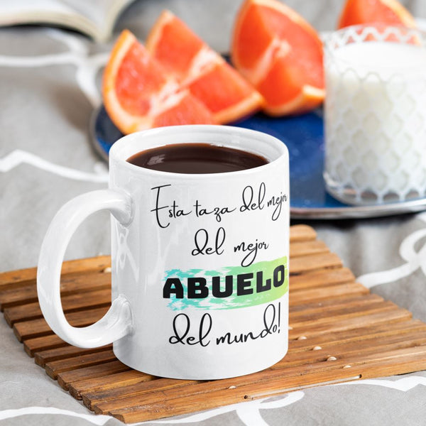 Taza Personalizada Para... : Esta taza es del mejor (Papá, Abuelo, Tío, Padrino...) del mundo Coffee Mug Regalos.Gifts 