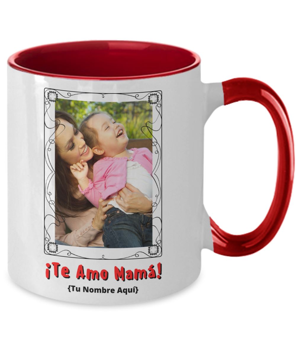 Taza Para mamá - 2 tonos - Te Amo mamá Coffee Mug Regalos.Gifts 