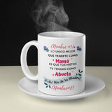 Taza Personalizable para Mamá: Lo único mejor que tenerte como Mamá es que… Coffee Mug Regalos.Gifts 
