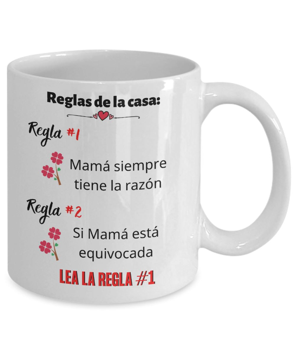 Taza Personalizada para Mamá: Mi Mamá es la Jefa de esta casa Coffee Mug Regalos.Gifts 11oz 
