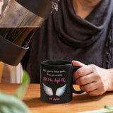 Taza Personalizada para Mamá: Mis ojos te vieron partir… Coffee Mug Regalos.Gifts 