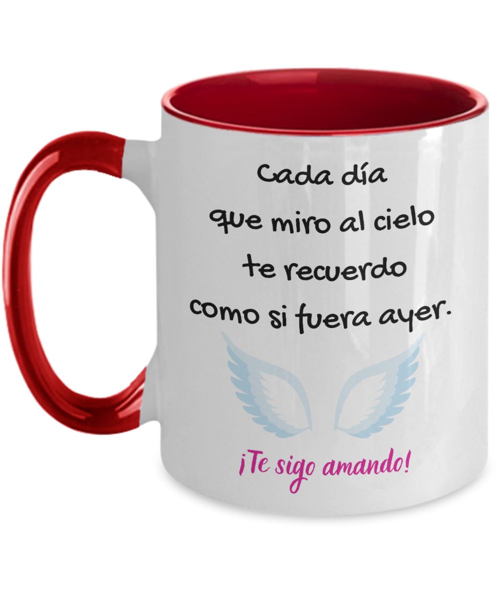 Taza Personalizada para Mamá: Te sigo Amando Coffee Mug Regalos.Gifts 11oz Red 
