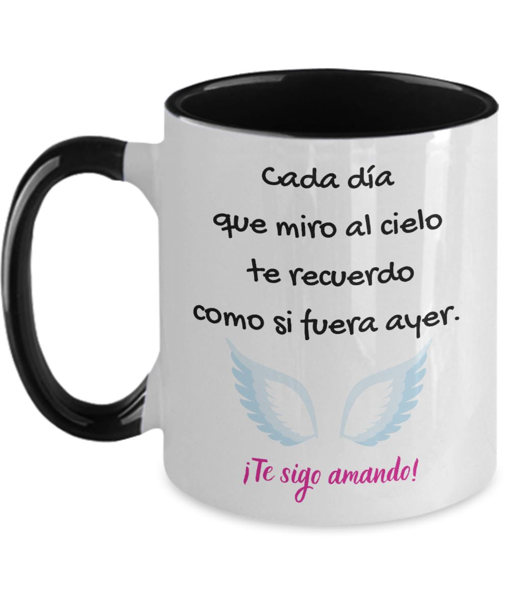 Taza Personalizada para Mamá: Te sigo Amando Coffee Mug Regalos.Gifts 11oz Black 