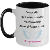 Taza Personalizada para Mamá: Te sigo Amando Coffee Mug Regalos.Gifts 11oz Black 