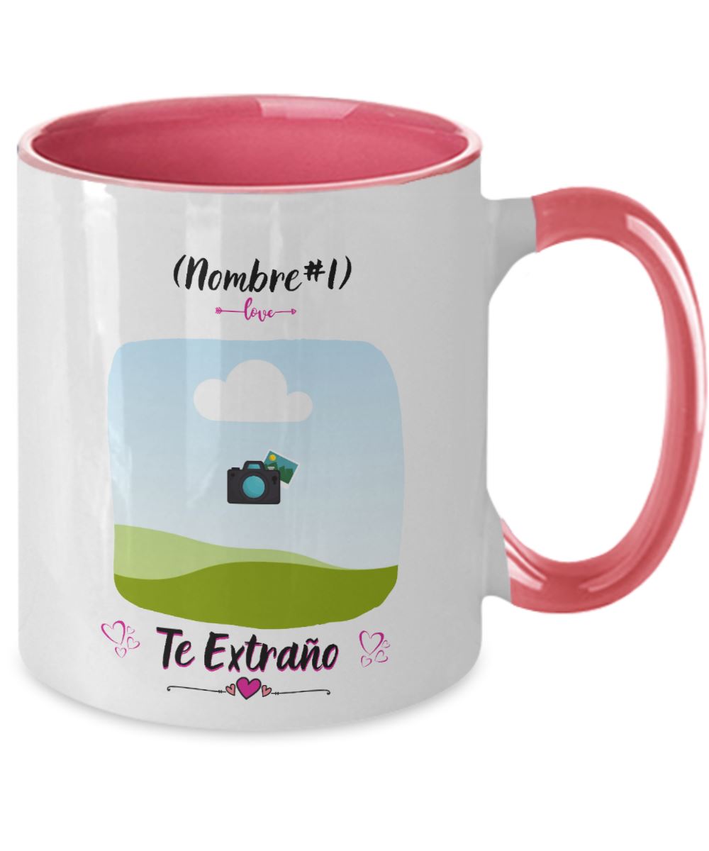 Taza Personalizada para Mamá: Te sigo Amando Coffee Mug Regalos.Gifts 11oz Pink 