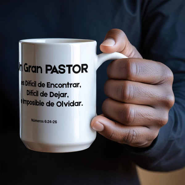 ☕ Taza personalizada para pastor – Un regalo lleno de gratitud y bendición Drinkware 