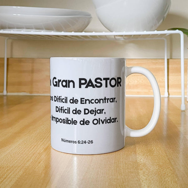 ☕ Taza personalizada para pastor – Un regalo lleno de gratitud y bendición Drinkware 