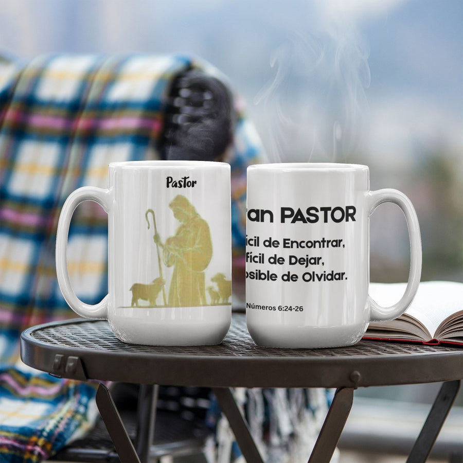 ☕ Taza personalizada para pastor – Un regalo lleno de gratitud y bendición Drinkware 
