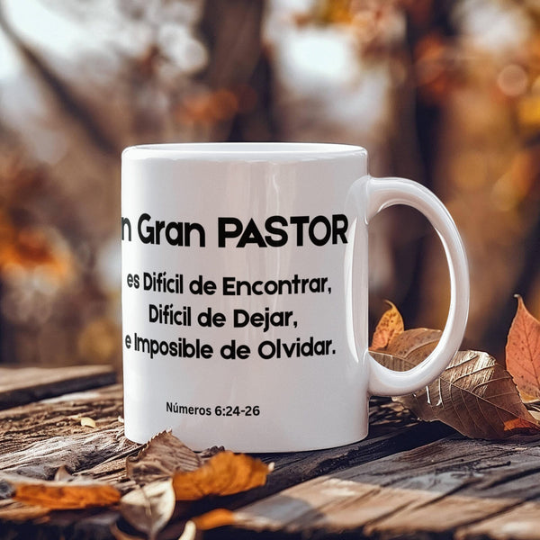 ☕ Taza personalizada para pastor – Un regalo lleno de gratitud y bendición Drinkware 