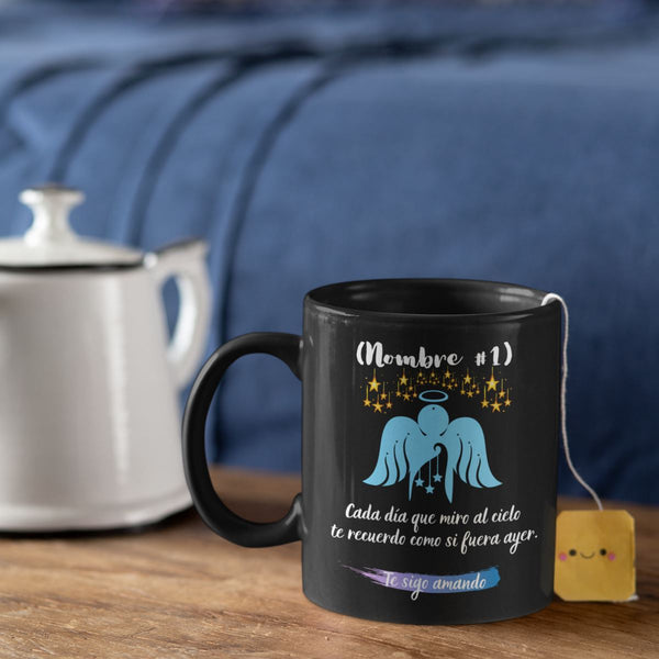 Taza Personalizada: Te sigo amando… Escoge tu taza entre blanca y negra Coffee Mug Regalos.Gifts 
