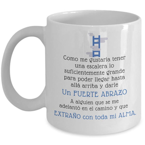 Taza Te Extraño: Te Extraño con toda mi Alma Coffee Mug Regalos.Gifts 11oz Mug White 