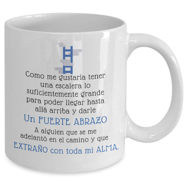 Taza Te Extraño: Te Extraño con toda mi Alma Coffee Mug Regalos.Gifts 15oz Mug White 