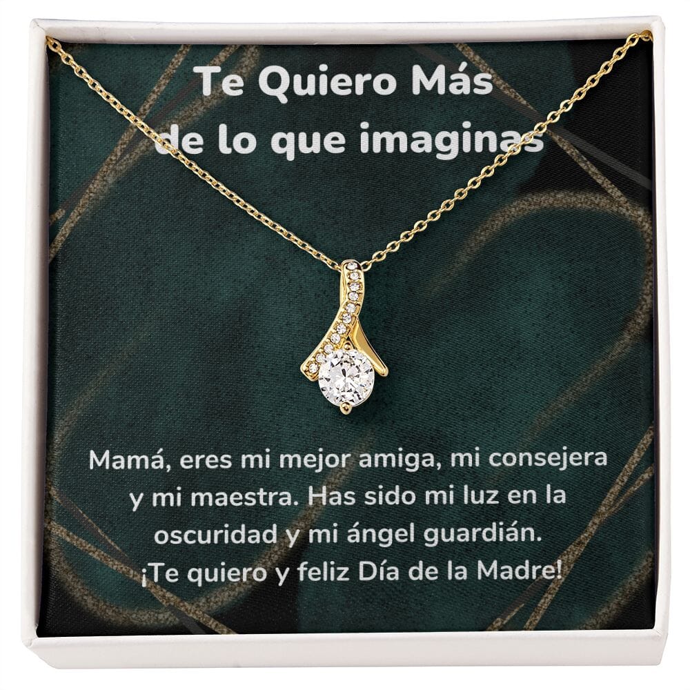 Te Quiero Más de lo que imaginas Collar Belleza Seductora (Alluring Beauty) Para Mamá Jewelry/AlluringBeauty Acabado en Oro Amarillo de 18 quilates Standard Box 