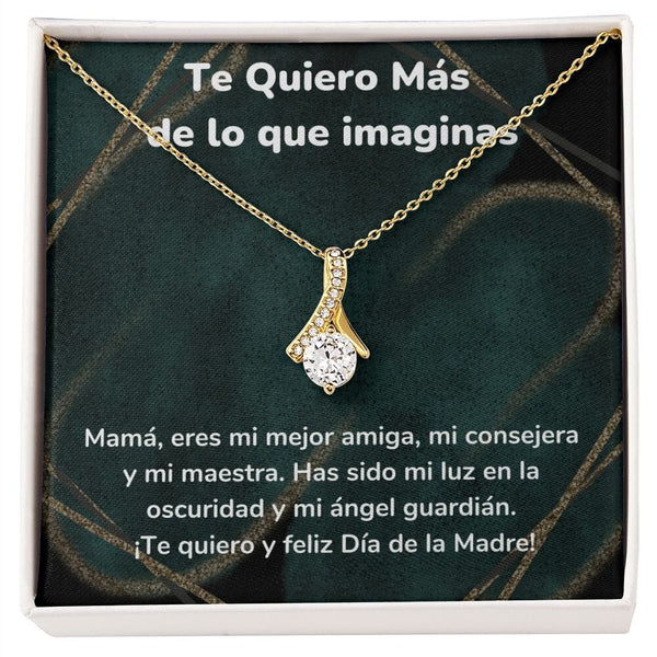 Te Quiero Más de lo que imaginas Collar Belleza Seductora (Alluring Beauty) Para Mamá Jewelry/AlluringBeauty Acabado en Oro Amarillo de 18 quilates Standard Box 