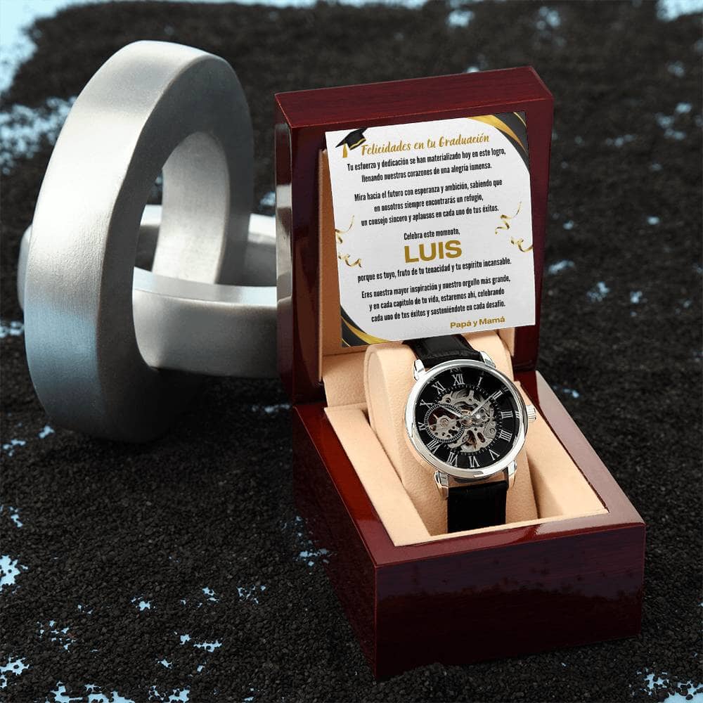 Tiempo de Orgullo: Un Legado de Amor y Éxito en Cada Tic Tac Jewelry/Watch 