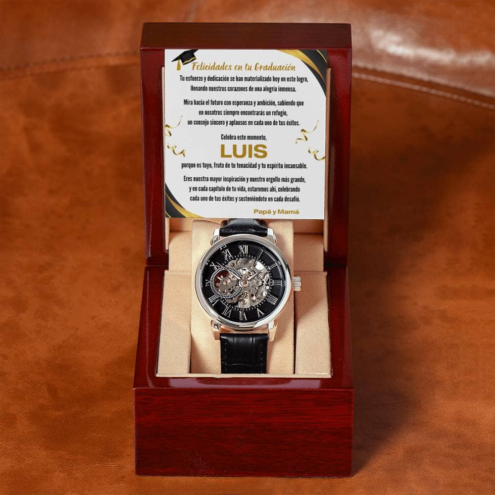 Tiempo de Orgullo: Un Legado de Amor y Éxito en Cada Tic Tac Jewelry/Watch 