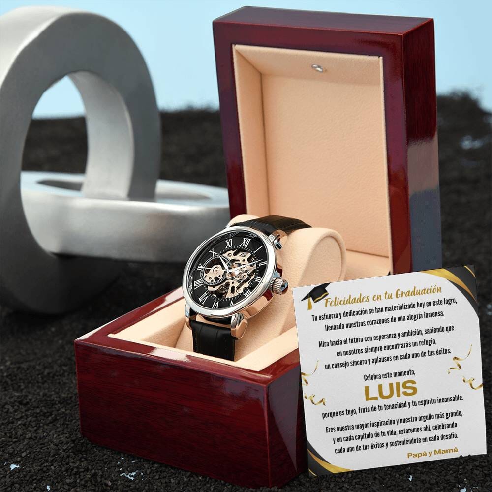 Tiempo de Orgullo: Un Legado de Amor y Éxito en Cada Tic Tac Jewelry/Watch 
