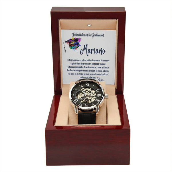 Tiempo de Orgullo: Un Reloj para Celebrar el Viaje de Graduación de Tu Hijo Jewelry/Watch ShineOn Fulfillment 