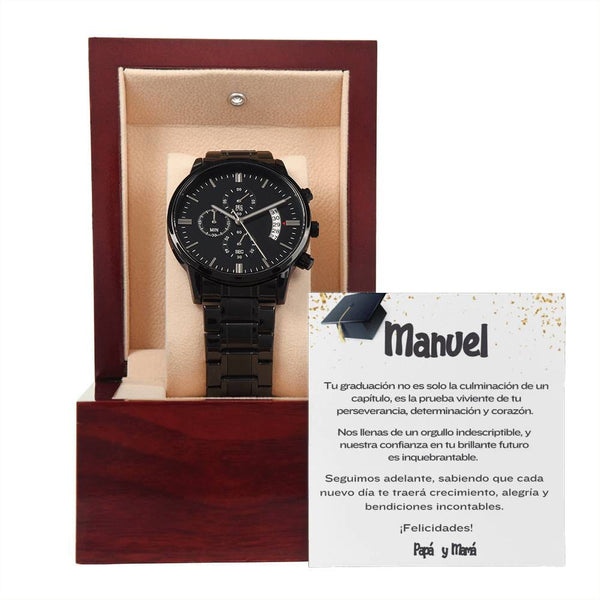 Tiempo de Orgullo: Un Reloj para Celebrar Tu Graduación y Nuestro Amor Eterno Jewelry/Watch 
