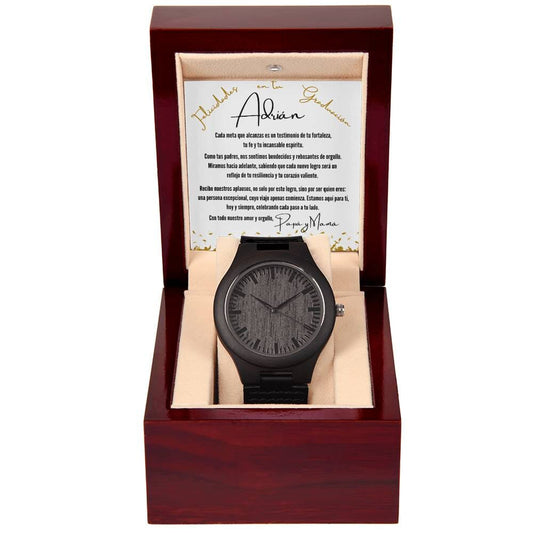 Tiempo de Orgullo: Un Reloj para Celebrar Tu Graduación y Nuestro Amor Eterno Jewelry/Watch 