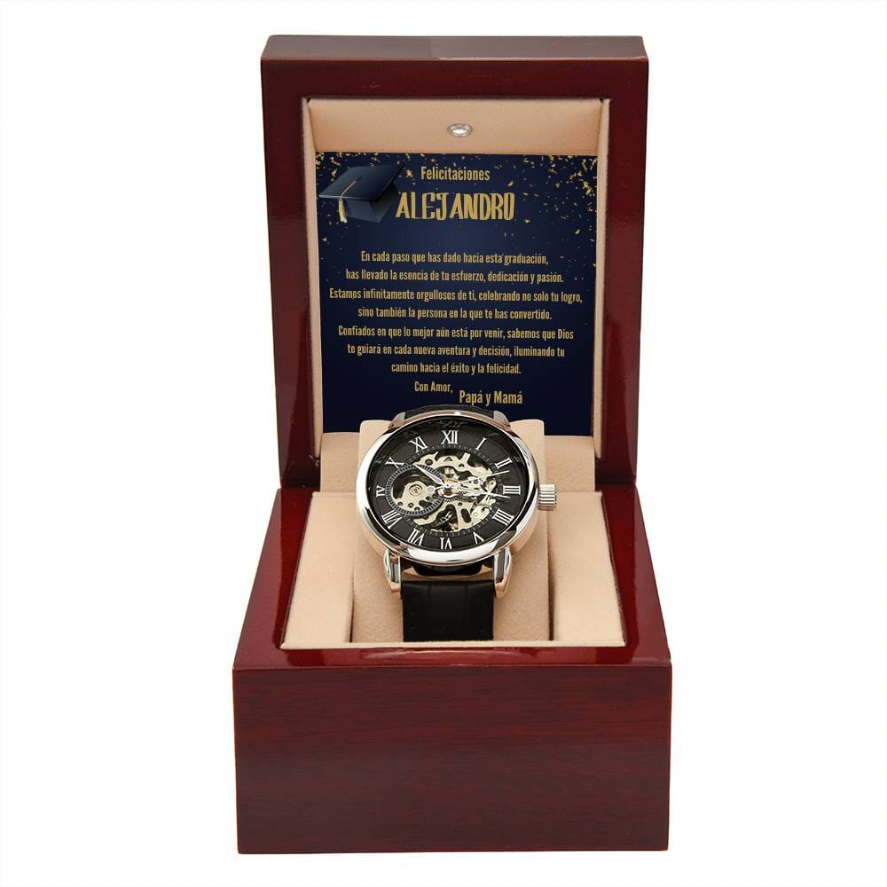 Tiempo Eterno: Un Reloj y un Mensaje de Amor para Celebrar Cada Logro de tu Hijo Jewelry/Watch 