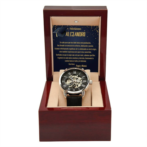 Tiempo Eterno: Un Reloj y un Mensaje de Amor para Celebrar Cada Logro de tu Hijo Jewelry/Watch 
