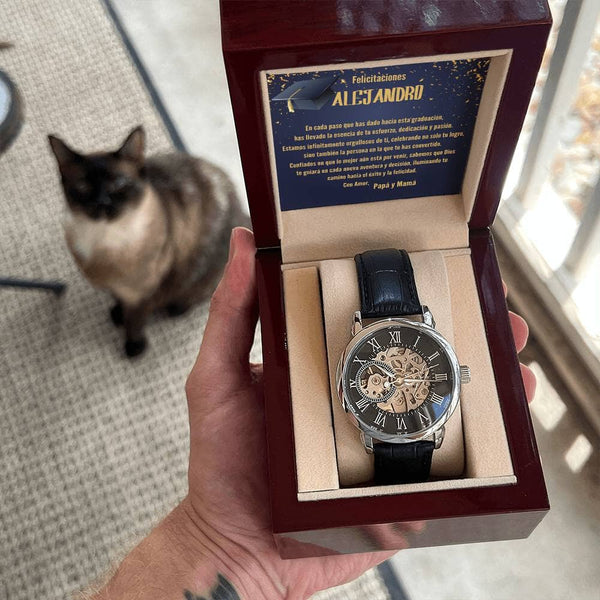 Tiempo Eterno: Un Reloj y un Mensaje de Amor para Celebrar Cada Logro de tu Hijo Jewelry/Watch 