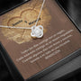 Todos los días contigo son un regalo - Collar Nudo de Amor para tu persona favorita. Jewelry ShineOn Fulfillment 