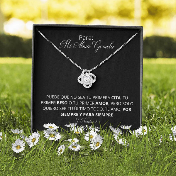 Tu Último todo. Collar Acabado en Oro Blanco 14K Jewelry 