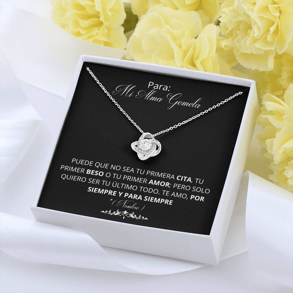 Tu Último todo. Collar Acabado en Oro Blanco 14K Jewelry 