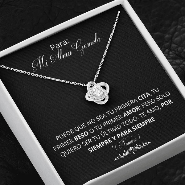 Tu Último todo. Collar Acabado en Oro Blanco 14K Jewelry 