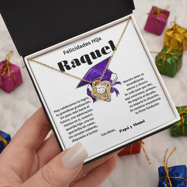 Un Abrazo Eterno: El Collar Nudo de Amor y el Mensaje que Cruzó Corazones Jewelry/LoveKnot Acabado en Oro Amarillo de 18 quilates Standard Box 