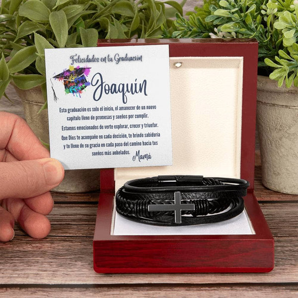 Un Abrazo Eterno: La Pulsera de la Promesa y Orgullo en Tu Graduación Jewelry/bracelet <p>Caja de Lujo con LED</p> 