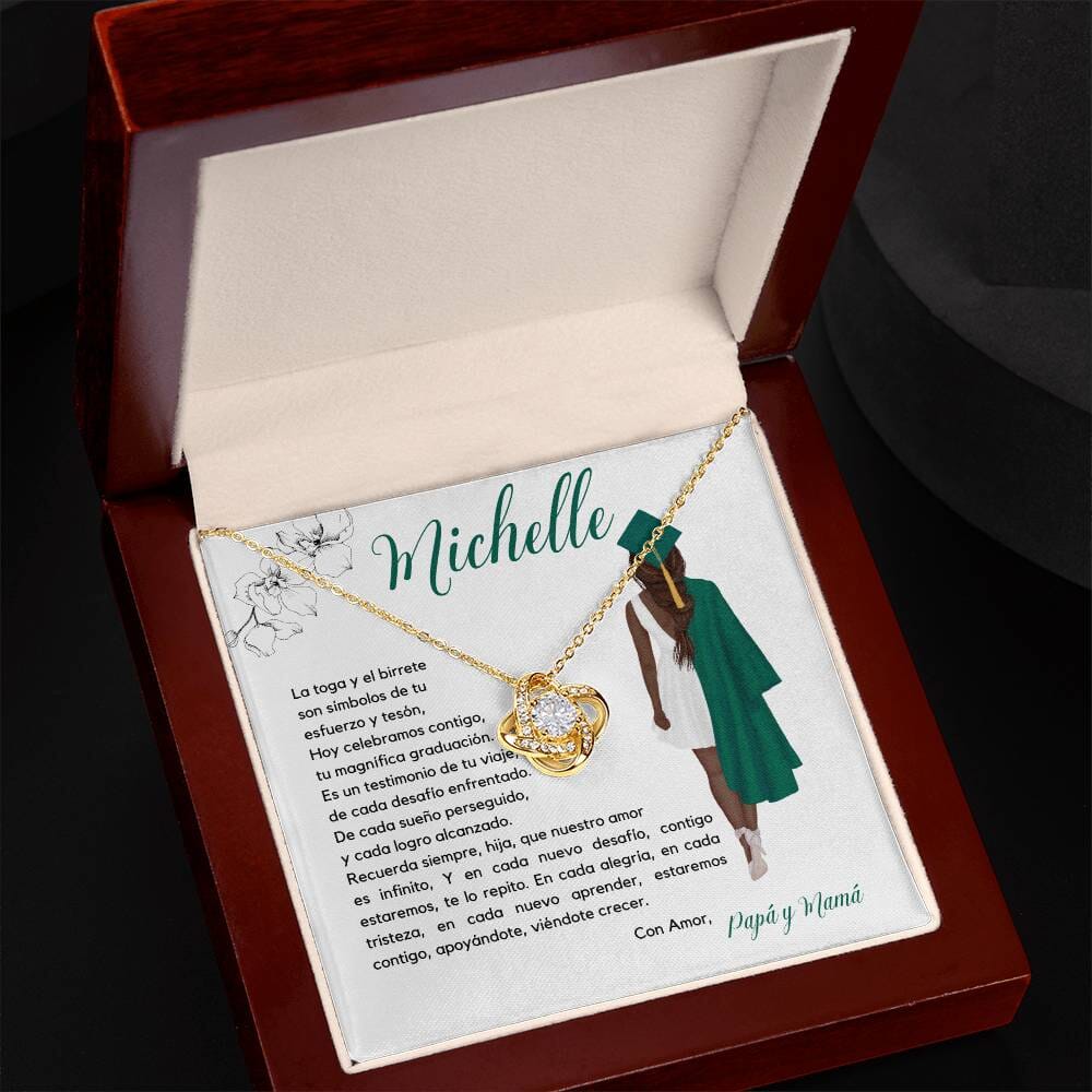 Un Collar de Nudo de Amor para Celebrar su Graduación Jewelry/LoveKnot 