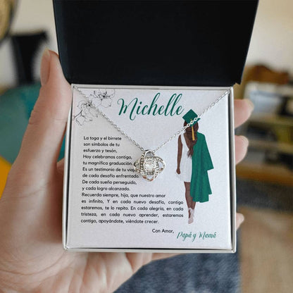 Un Collar de Nudo de Amor para Celebrar su Graduación Jewelry/LoveKnot 