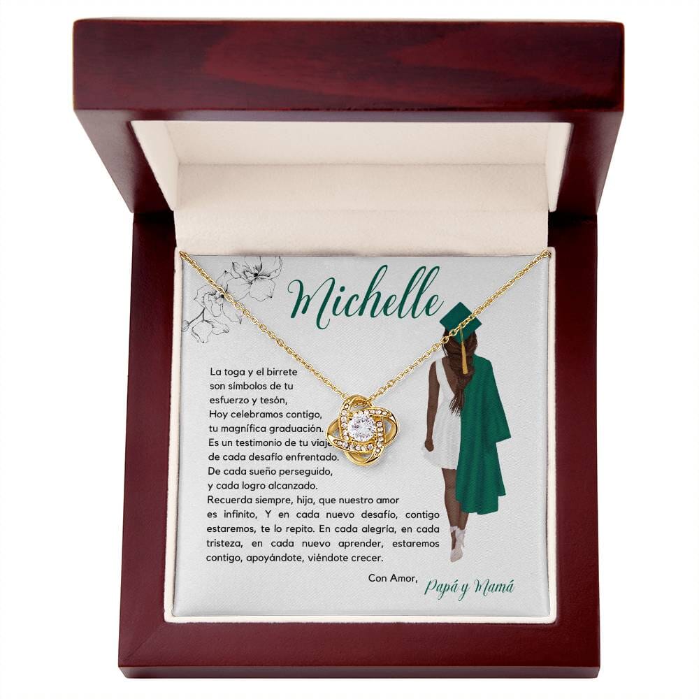 Un Collar de Nudo de Amor para Celebrar su Graduación Jewelry/LoveKnot 